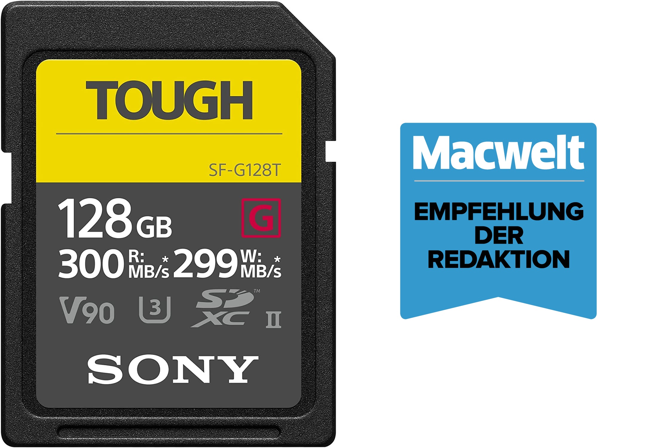 Empfehlung der Redaktion (UHS-II-Karten): Sony SF-G128T SDXC 128GB