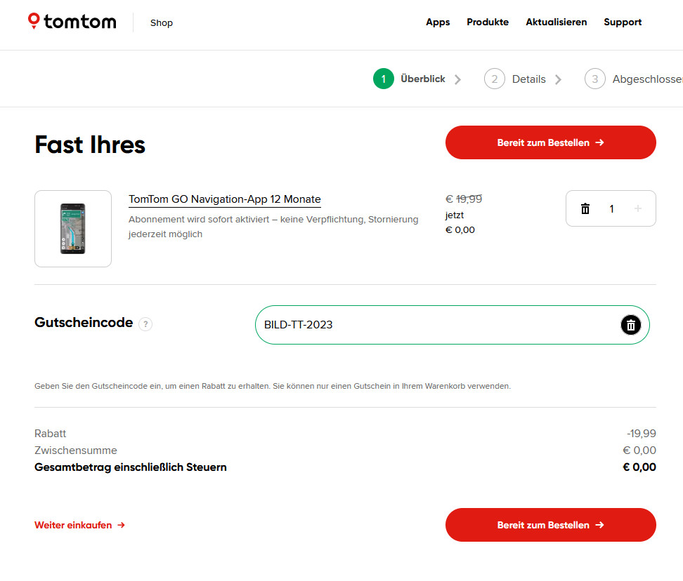 TomTom Go Navigation gratis