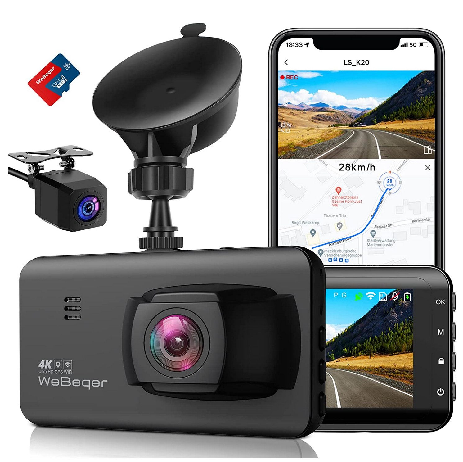 WeBeqer APP Dashcam