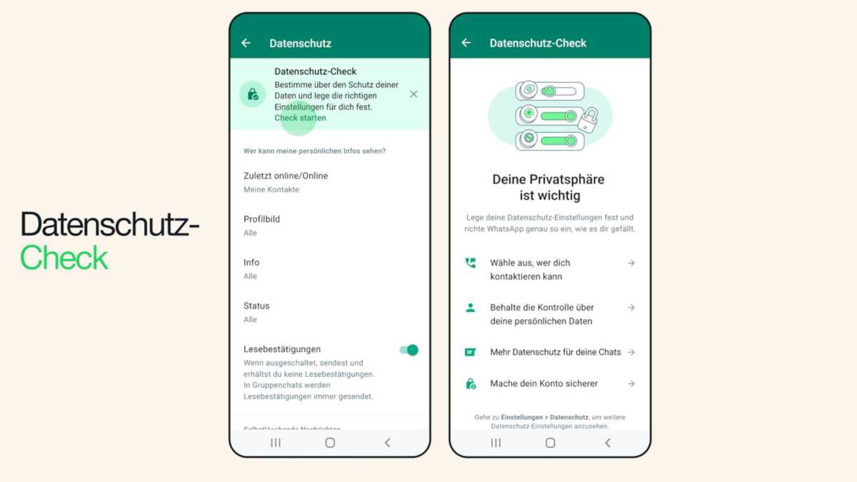 Whatsapp Datenschutz Check