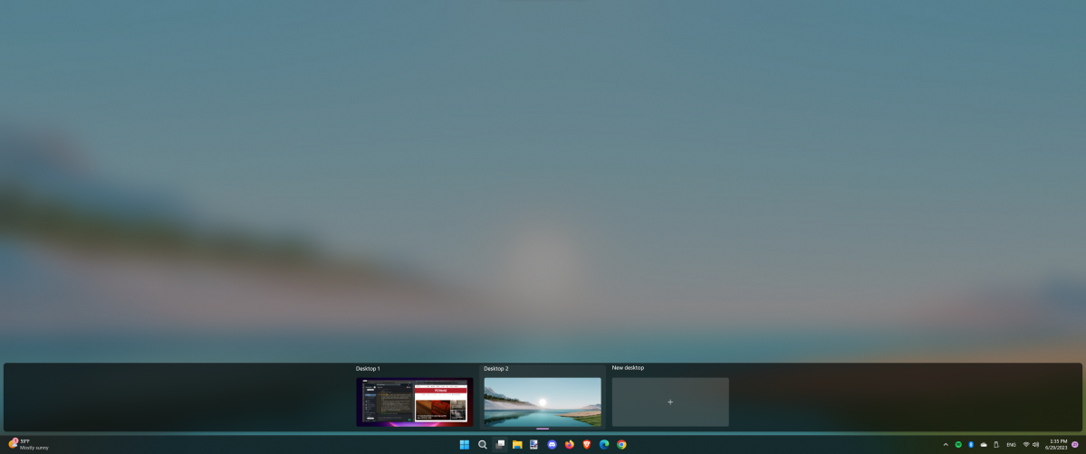 Windows 11 feature - Virtual Desktops