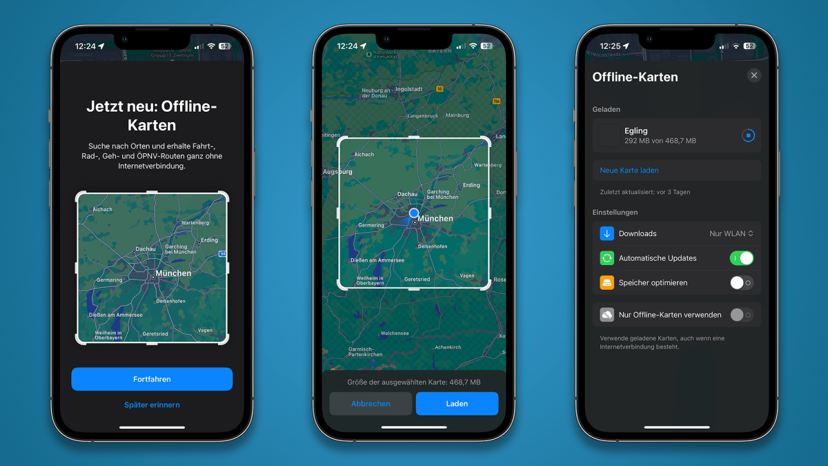 Apple Karten offline nutzen