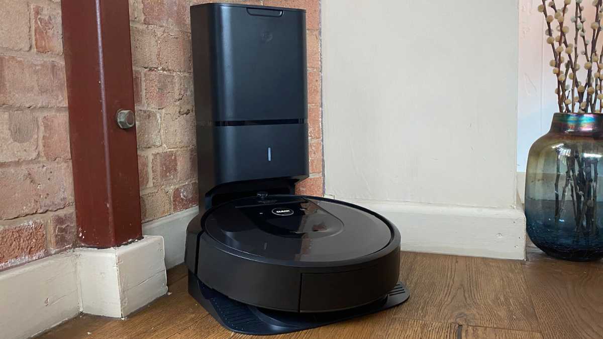 iRobot i7 Plus in the docking station