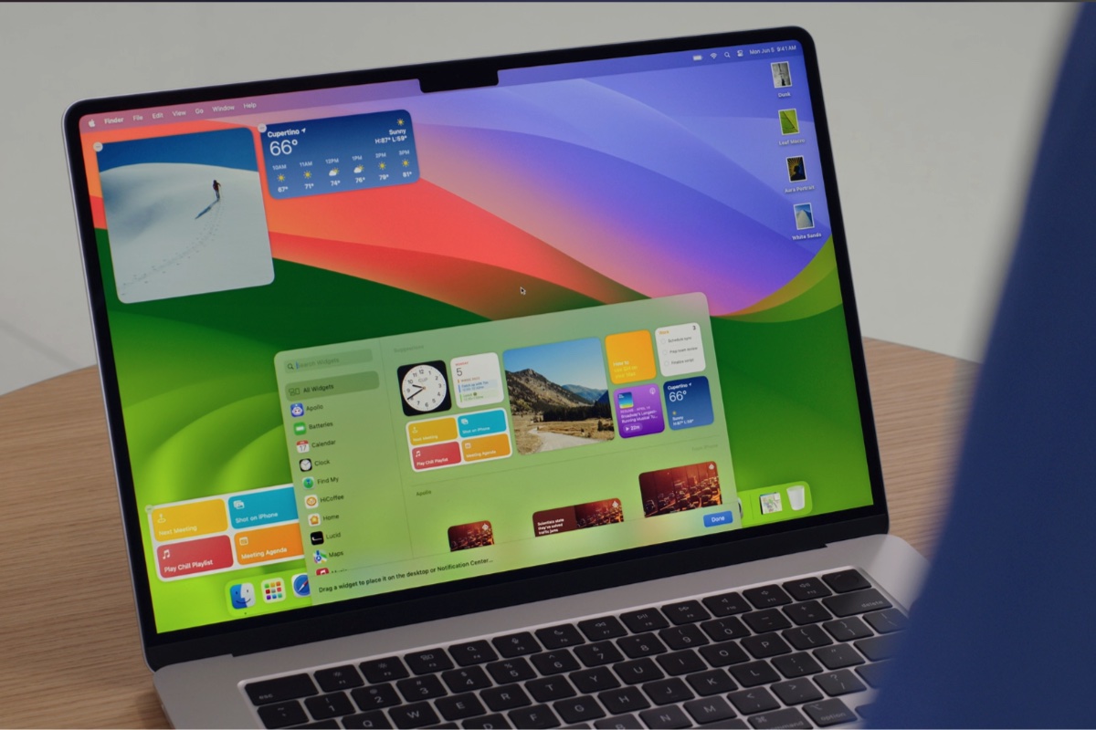 Mac OS Sonoma Widgets