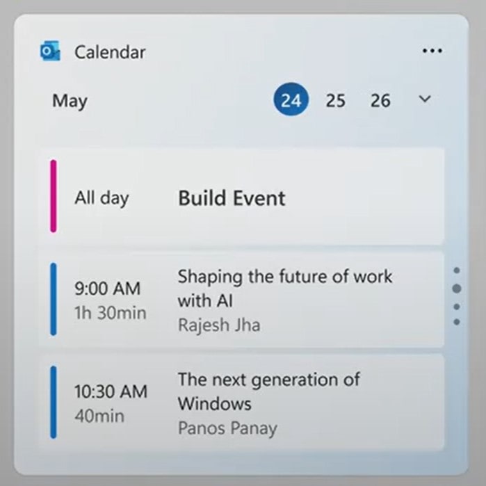 Microsoft Build 2023 Agenda-screenshot