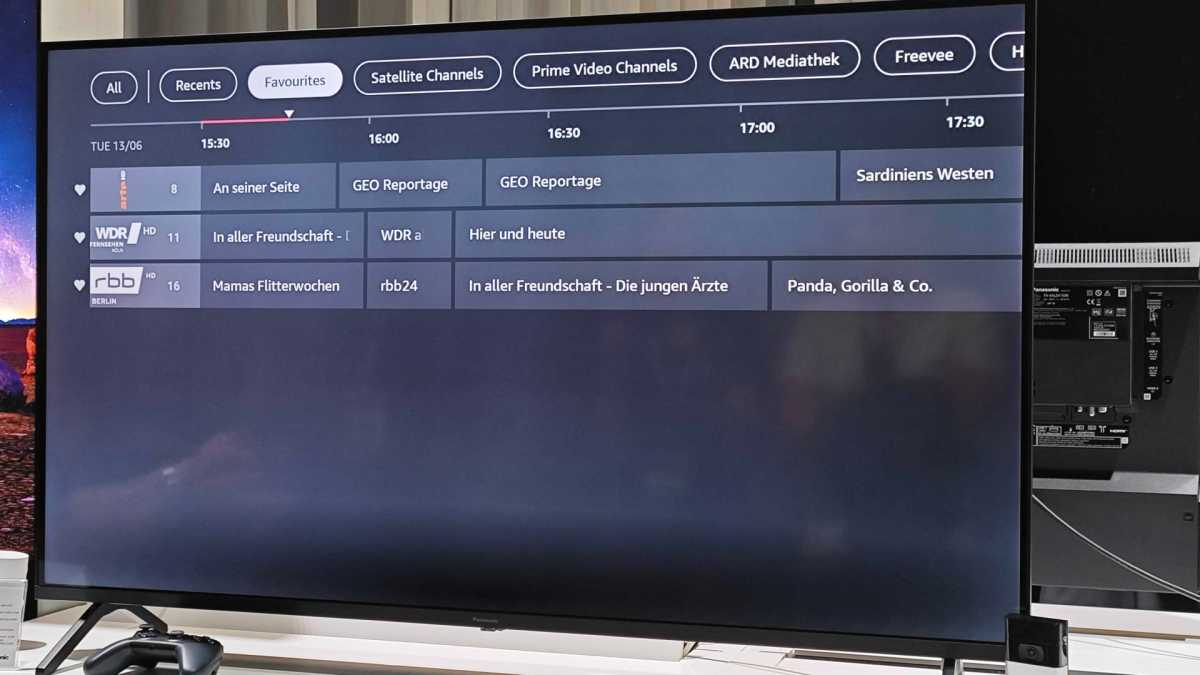 Panasonic MX800 TV universal TV guide