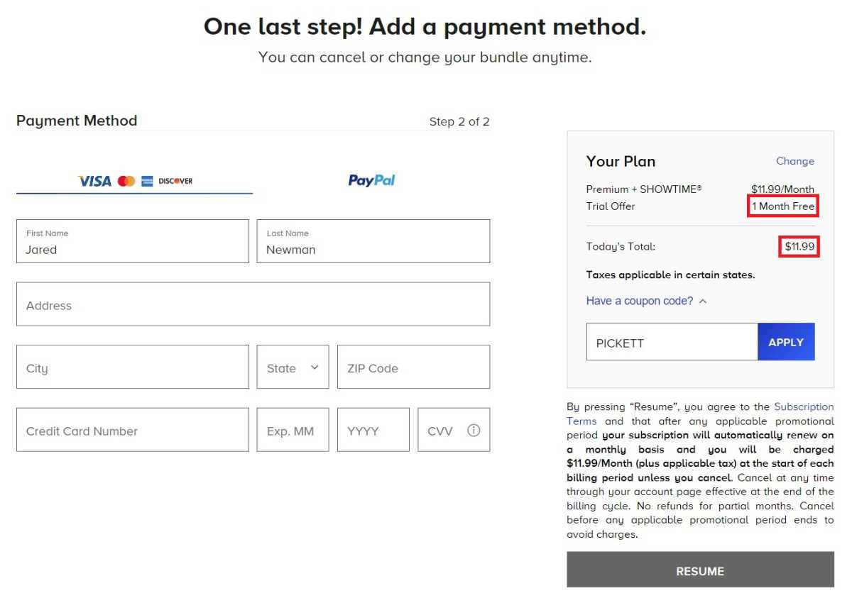 Paramount+ free sign-up method as of June 2023