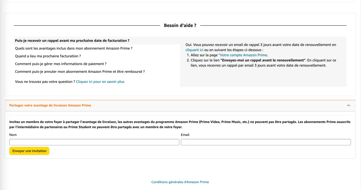 Prime : comment partager un compte avec la famille et les amis