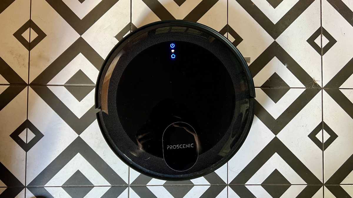 Proscenic X1 on a tiled floor