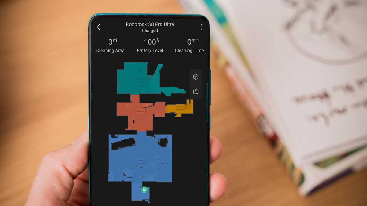 Roborock S8 Pro Ultra - map on app
