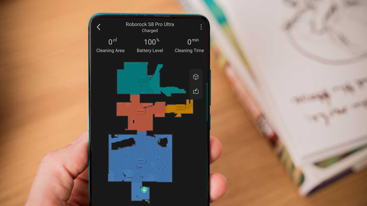 Roborock S8 Pro Ultra - mapa en la aplicación