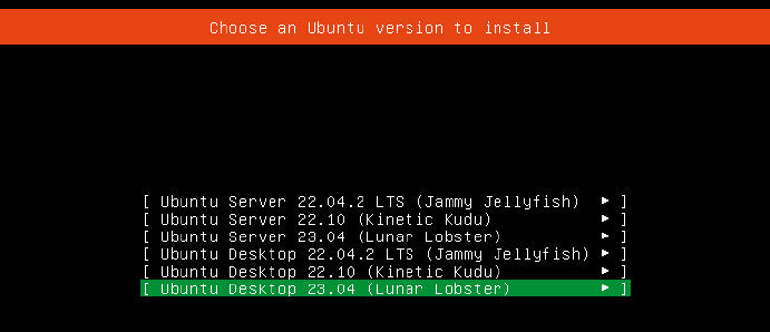 Alternatives Setup mit Mini.iso: Das neue Ubuntu-Mini-ISO kombiniert Download und Installation. Aktuell hat es sechs Ubuntu-Systeme im Angebot.