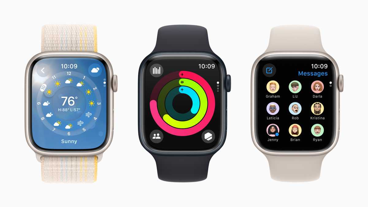 watchOS 10 app redesigns