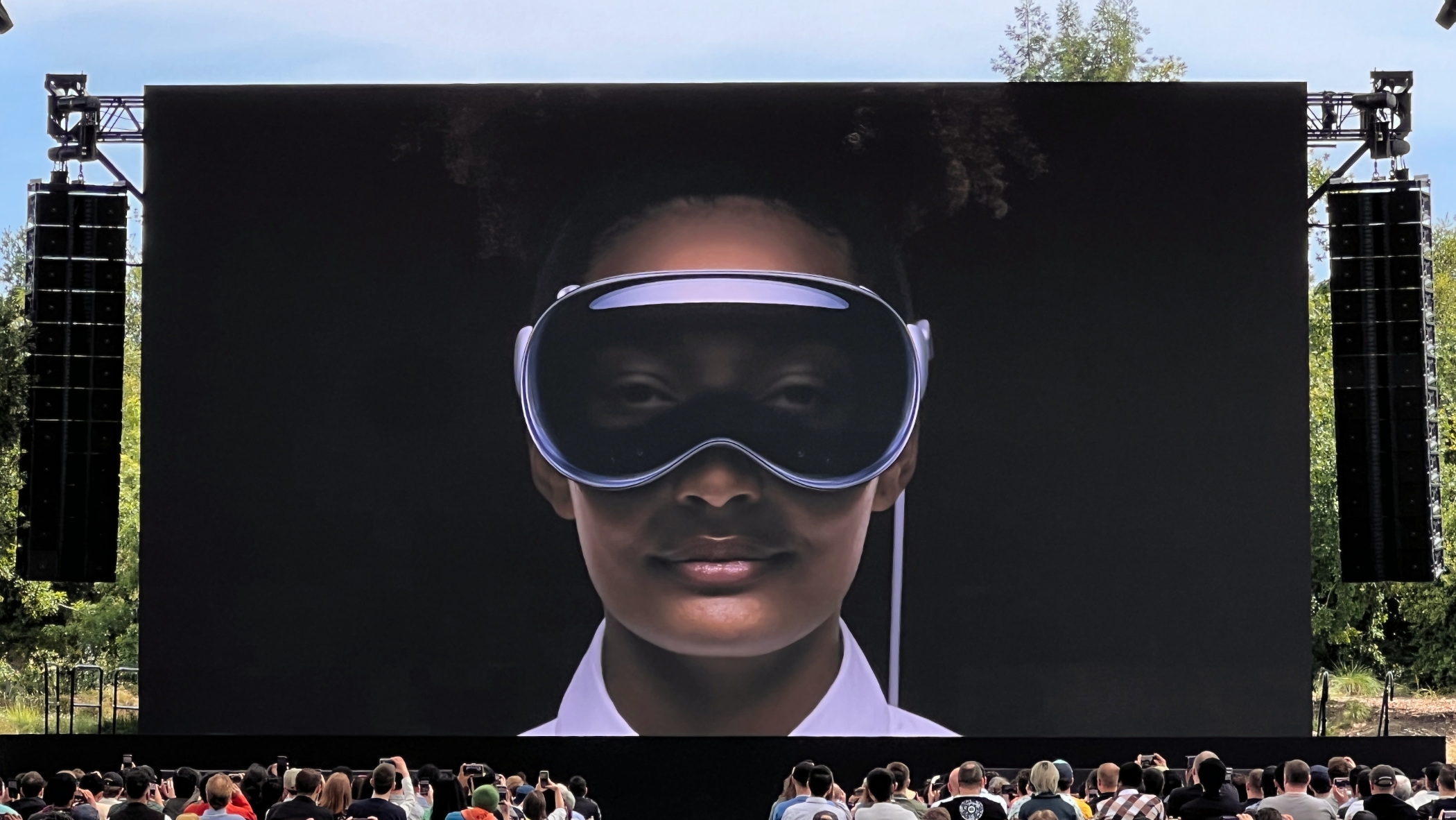 WWDC Vision Pro model