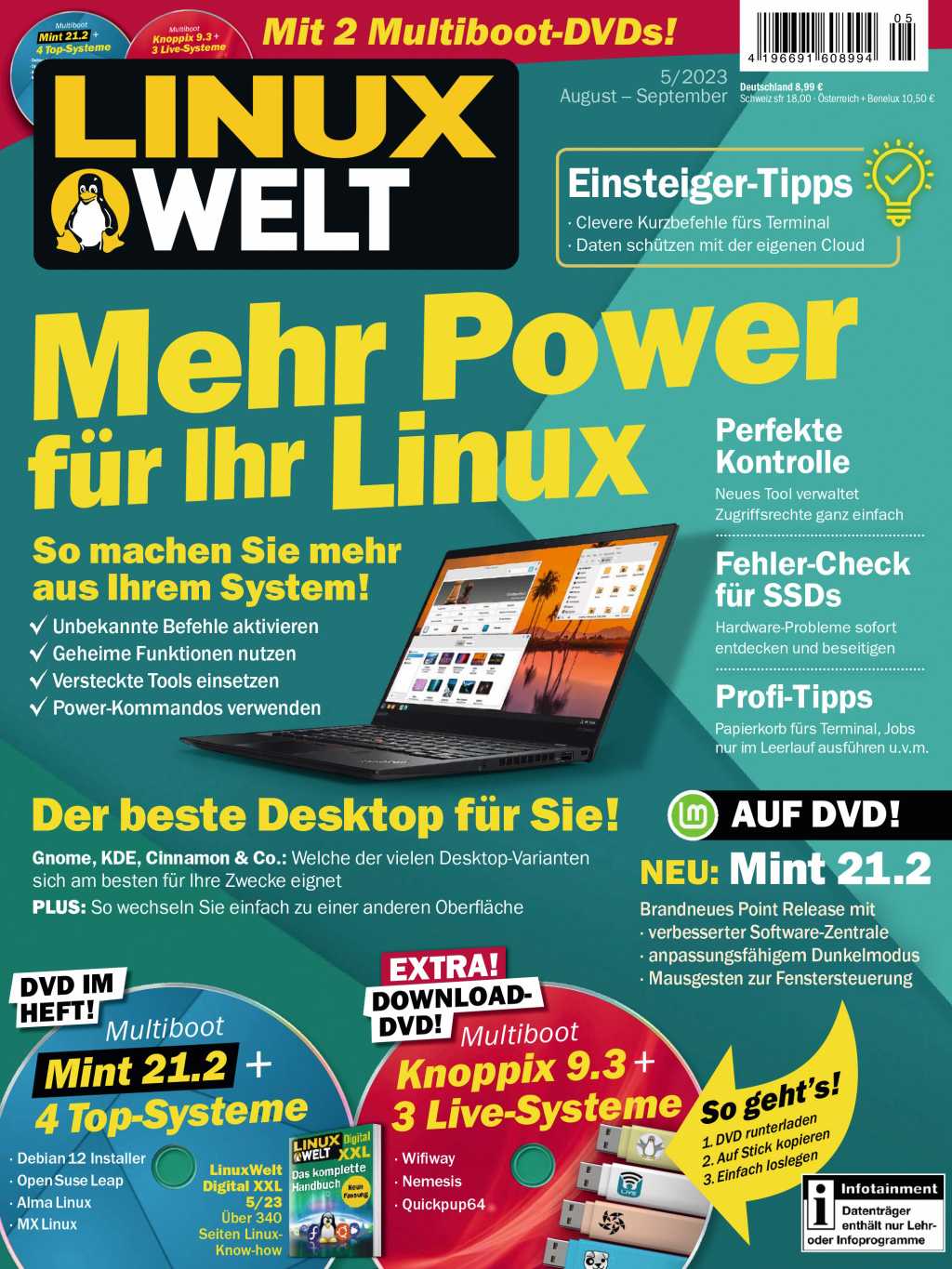 Image: LinuxWelt 5/2023 am Kiosk: Mehr Power fÃ¼r Ihr Linux