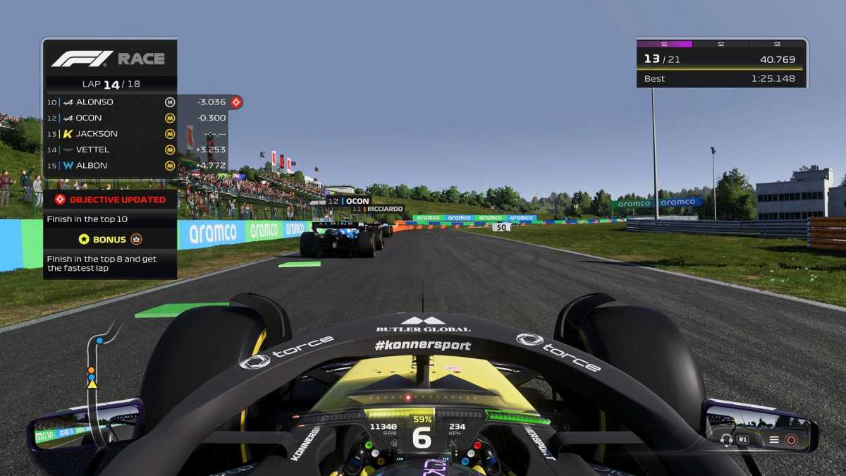 F1 23 modo carrera