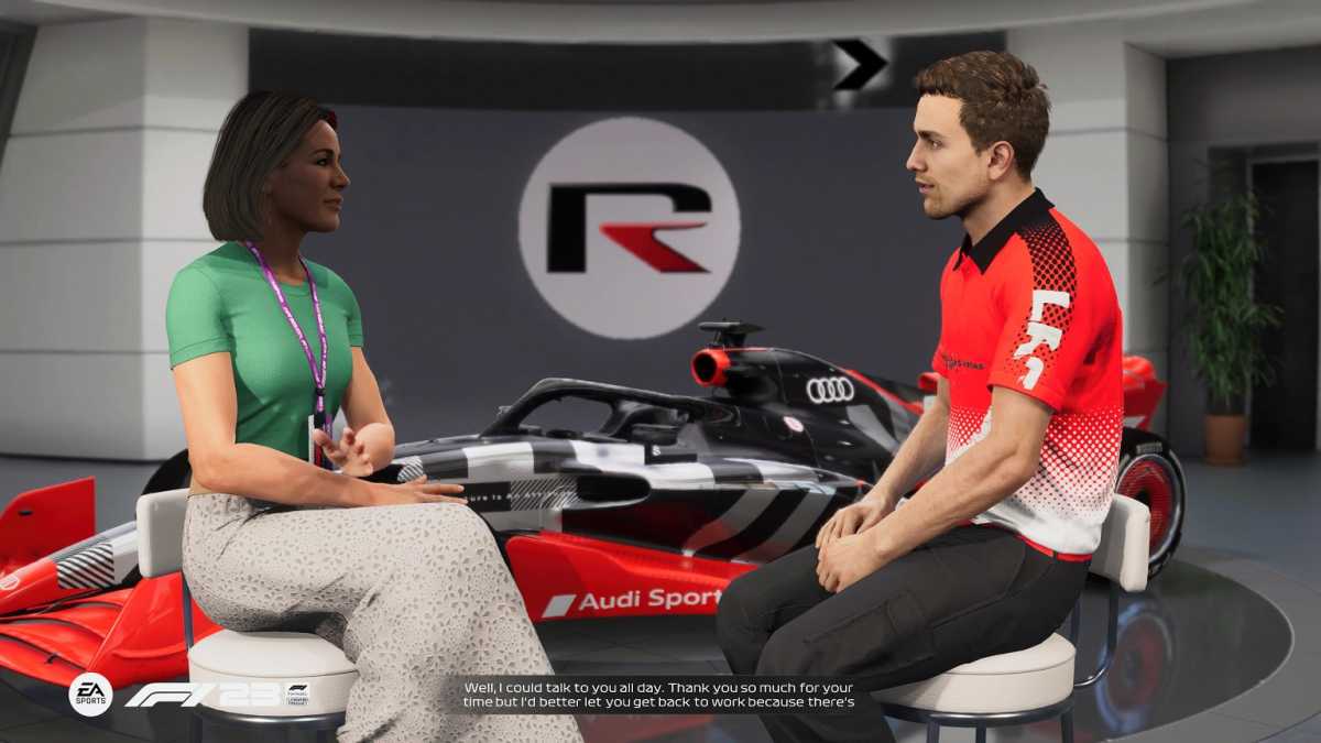 F1 23 audi entrevista
