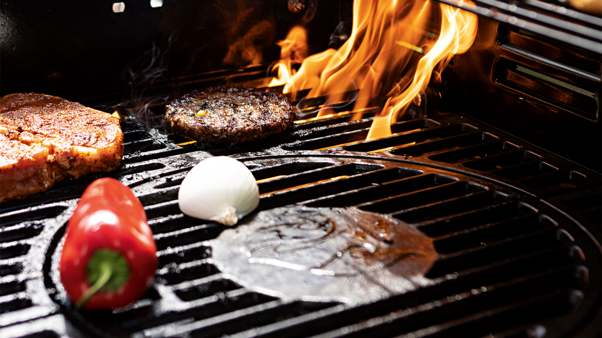 Aldi Triton 4.1 coaL Gas- und Holzkohlegrill