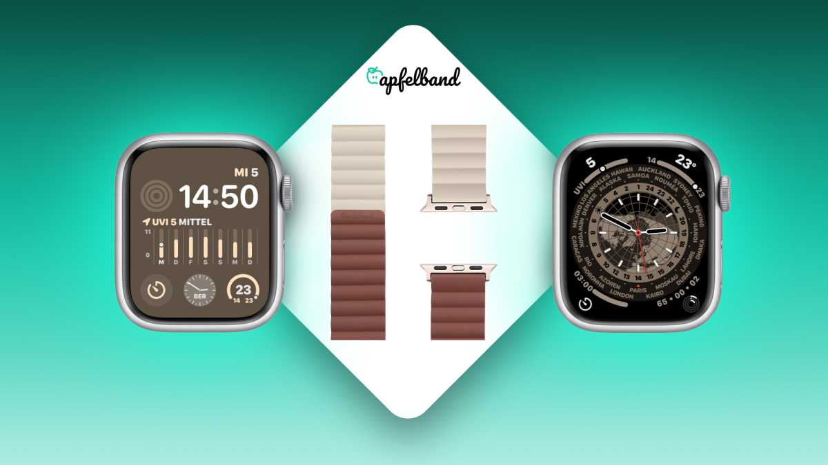 Apfelband: Das perfekte Zifferblatt für die Apple Watch