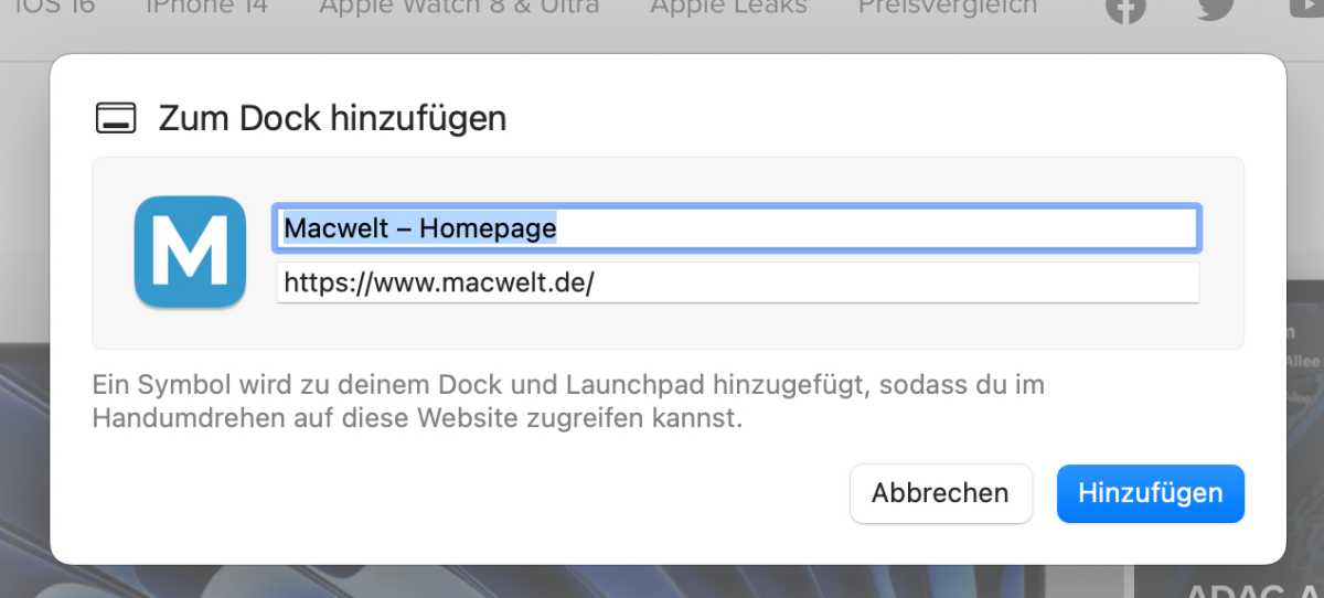 App umbennen