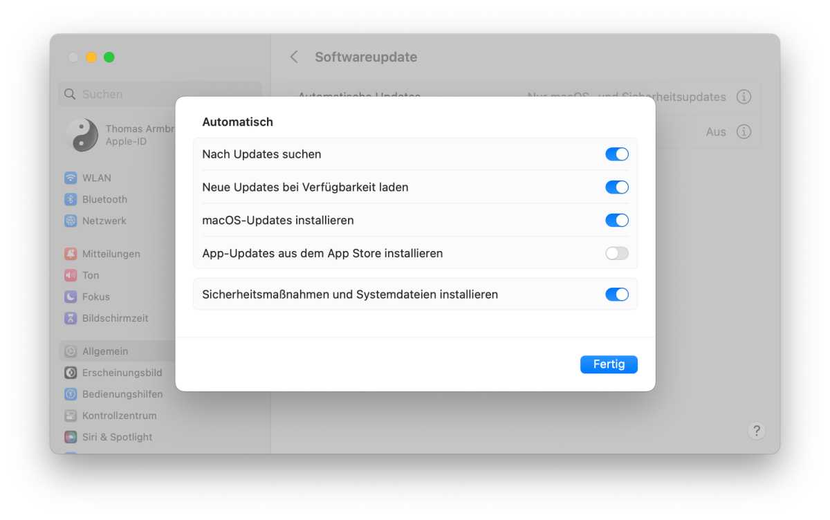 System automatisch laden und installieren