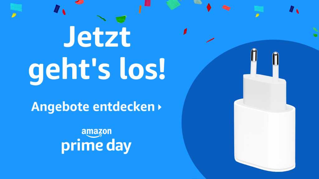 Image: Apples 20-Watt-Netzteil fÃ¼r nur 19 Euro â 22 % Rabatt beim Prime Day