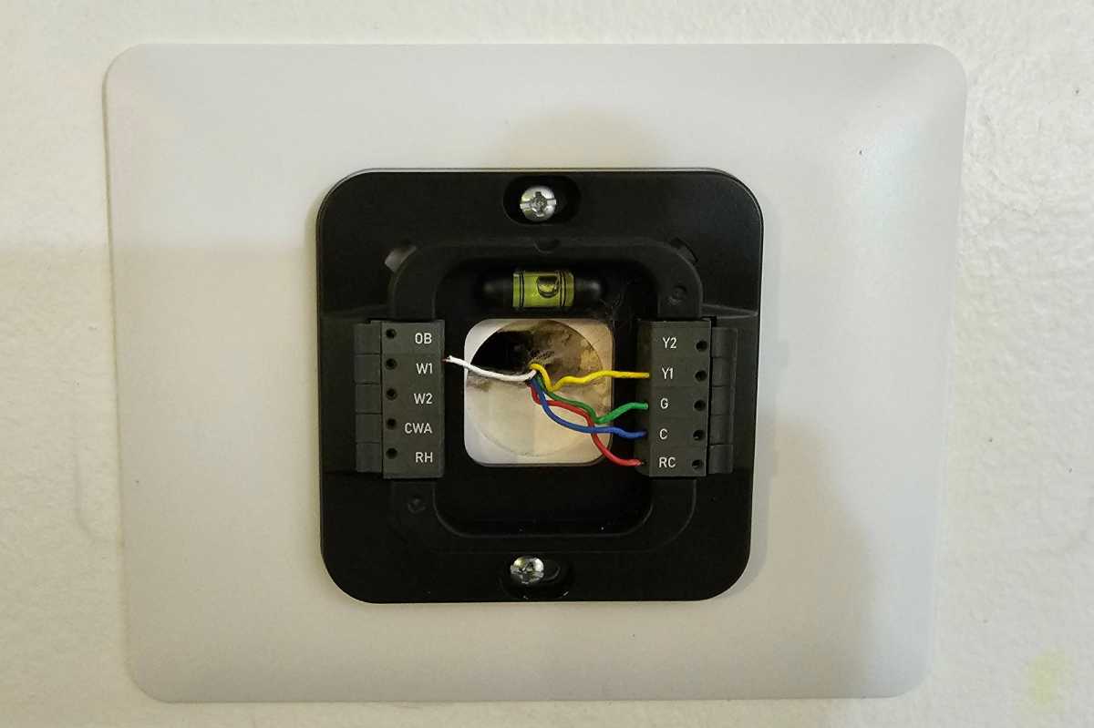 Cielo Smart Thermostat wiring block