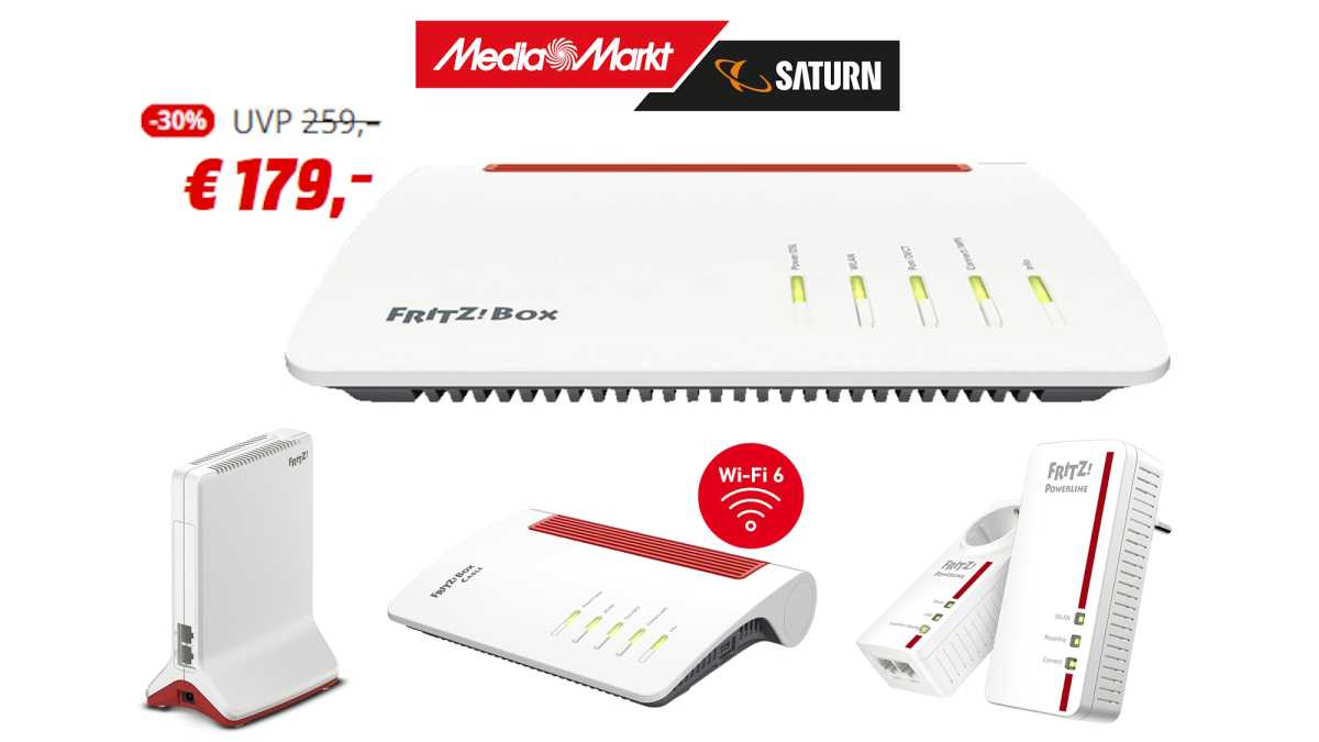 Fritzboxen und weitere Fritz-Deals bei Media Markt und Saturn