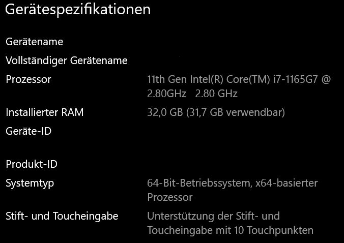 Der Systemtyp von Windows entscheidet, ob Sie mehr als 4 GB Arbeitsspeicher nutzen können, denn erst ab 64 Bit ist das der Fall.