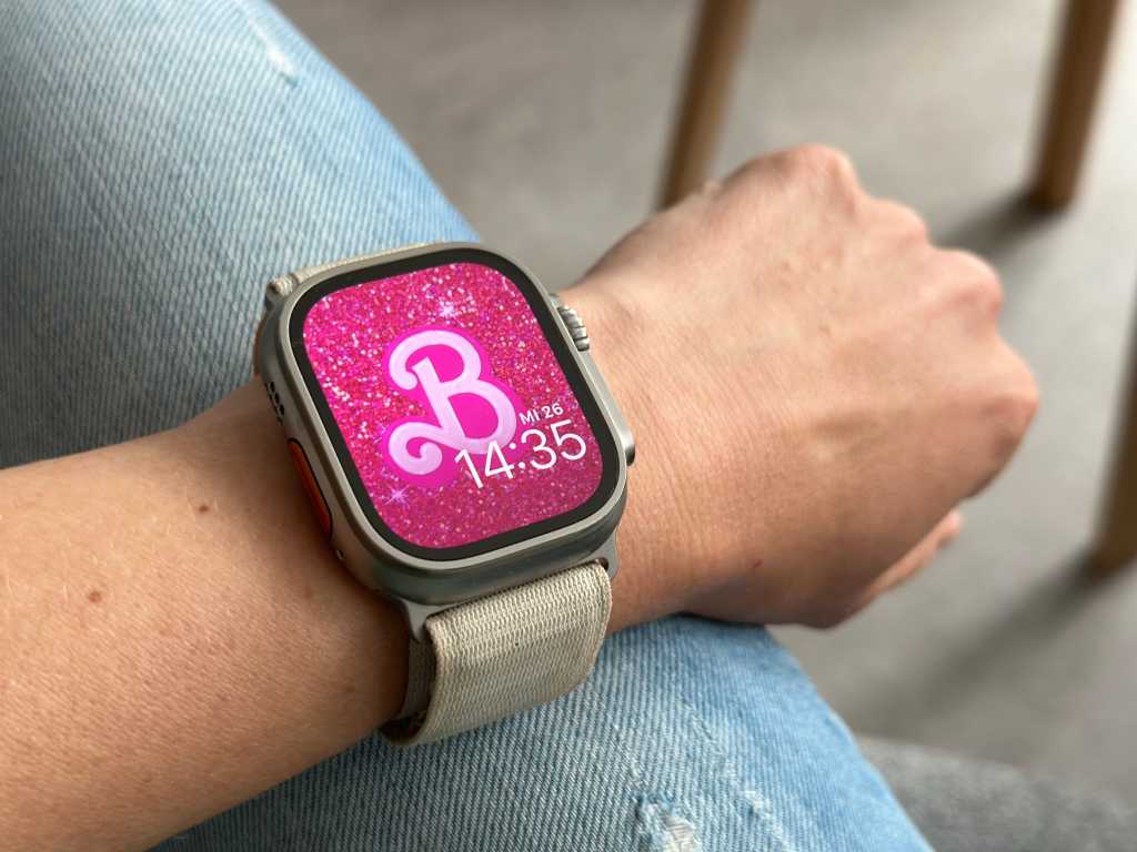 Image: Barbie-Zifferblatt auf der Apple Watch einrichten