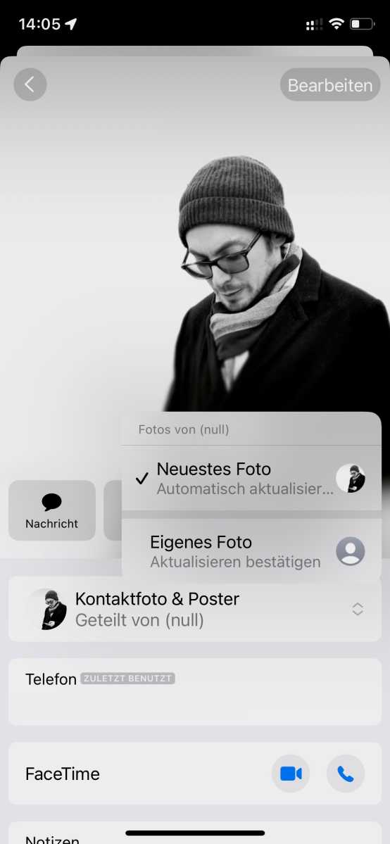 iOS 17: Aktuelle Poster synchronisieren
