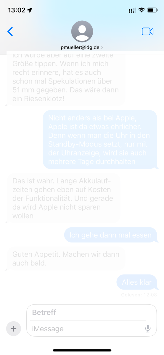iOS 17: App-Ansicht