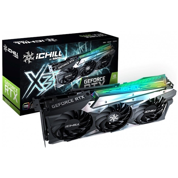 INNO3D GeForce RTX 3070 iCHILL X3 LHR
