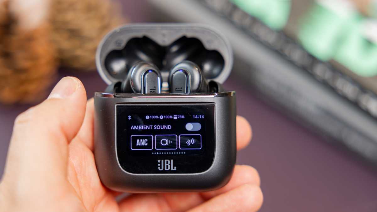 JBL Tour Pro 2 review: these earbuds have a screen - The Verge