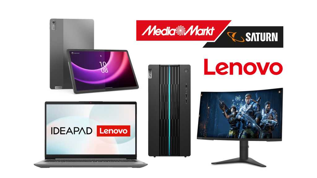 Image: Laptops, PCs, Tablets, Monitore und mehr: Lenovo-Produkte zu SchnÃ¤ppchenpreisen bei Media Markt