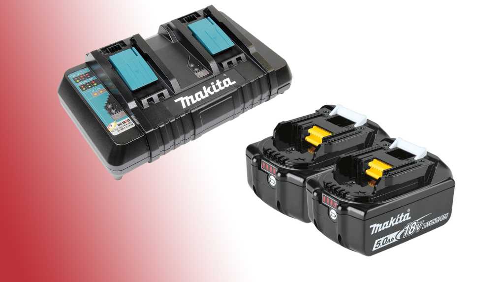 Image: Akku-Doppelpack zum Preis von einem: 2x Makita Akku 18V 5.0 Ah mit 50 % Rabatt bei Amazon