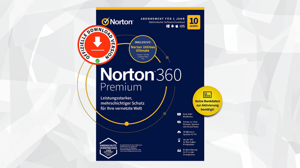 Image: Sensationell gÃ¼nstig: Norton 360 Premium + Utilities Ultimate fÃ¼r nur 16,95 Euro