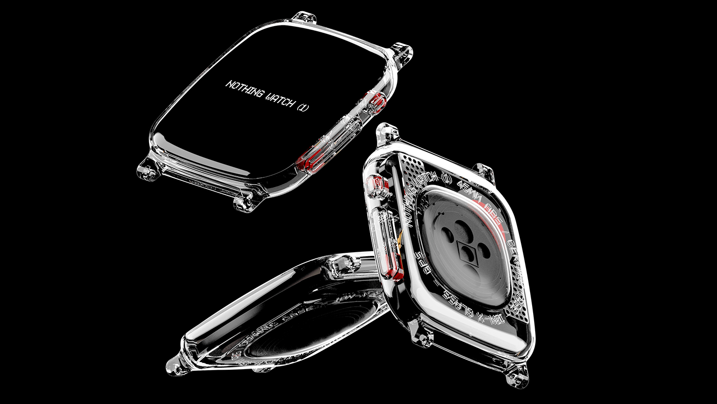 Concept render of Nothing Watch 1 main panel
