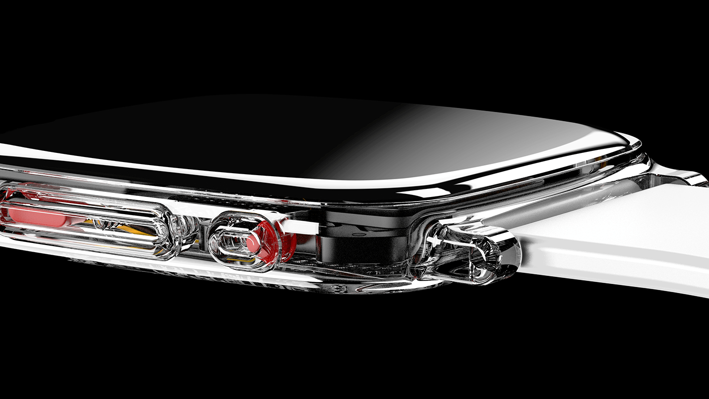 Concept render of Nothing Watch 1 Side profile