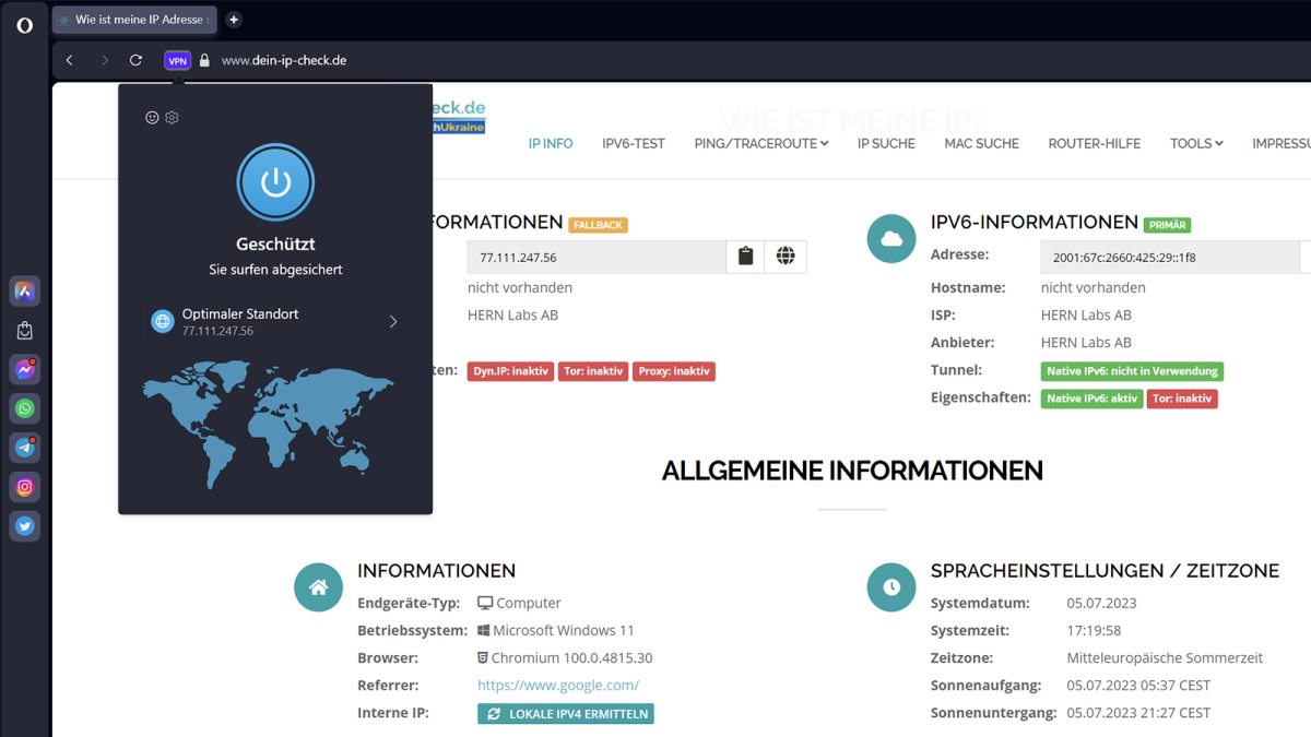 Opera VPN