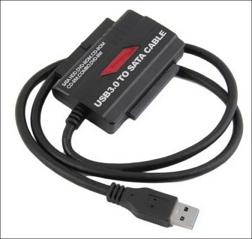 SATA - USB cable with Cloning software