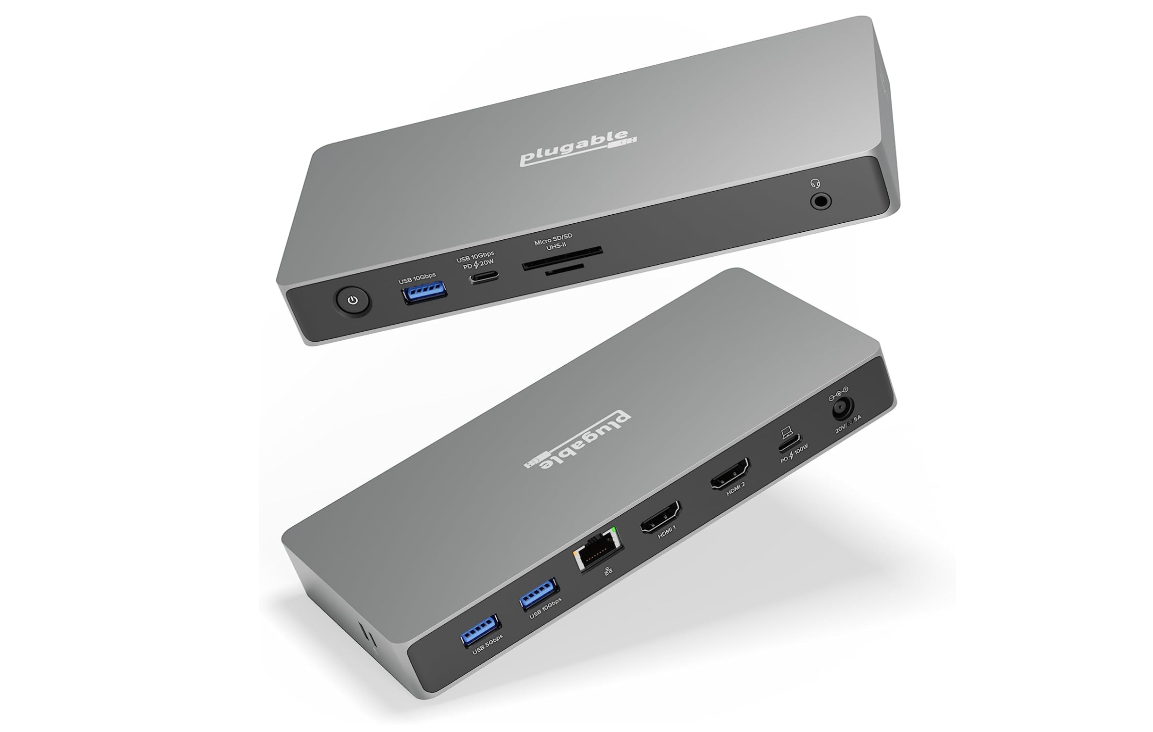 Plugable USB4 Dual HDMI Docking Station (UD-4VPD) - Best USB 4 docking station, runner-up