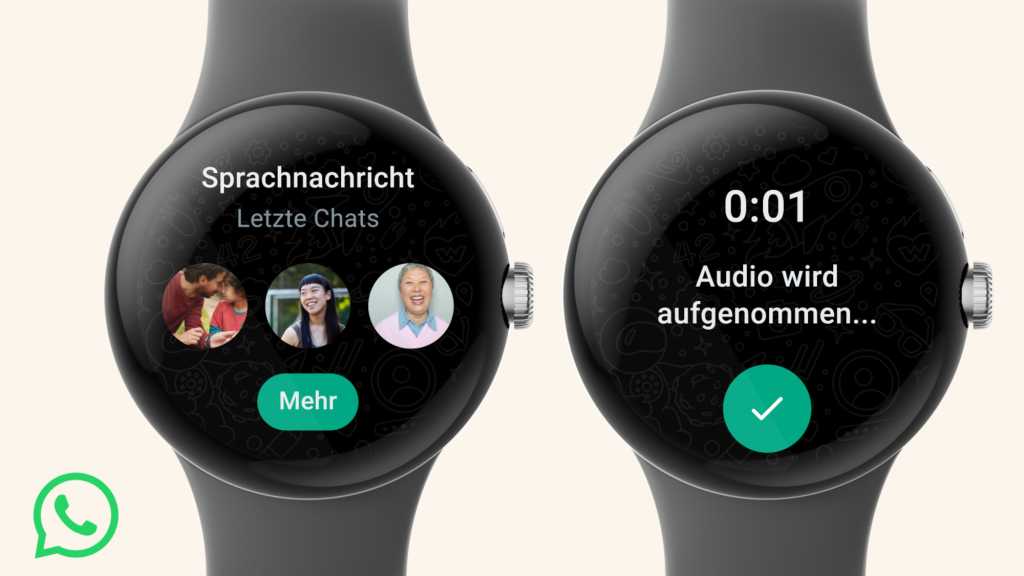 Image: Whatsapp ab sofort als Smartwatch-App - das ist der Vorteil