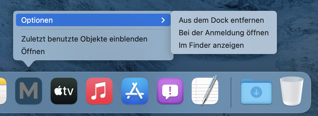 Wo ist die App