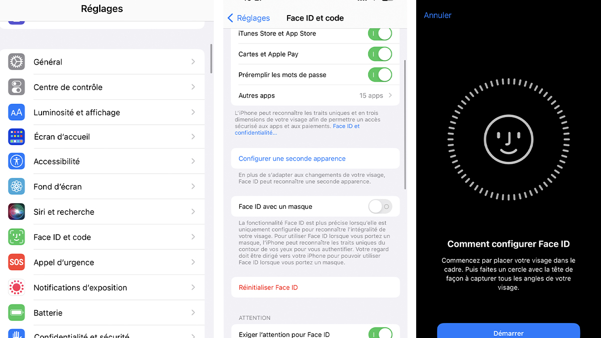 configurer-face-id
