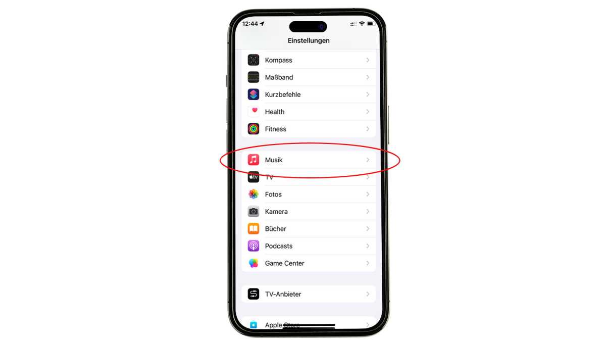 iOS 17 Einstellungen Musik
