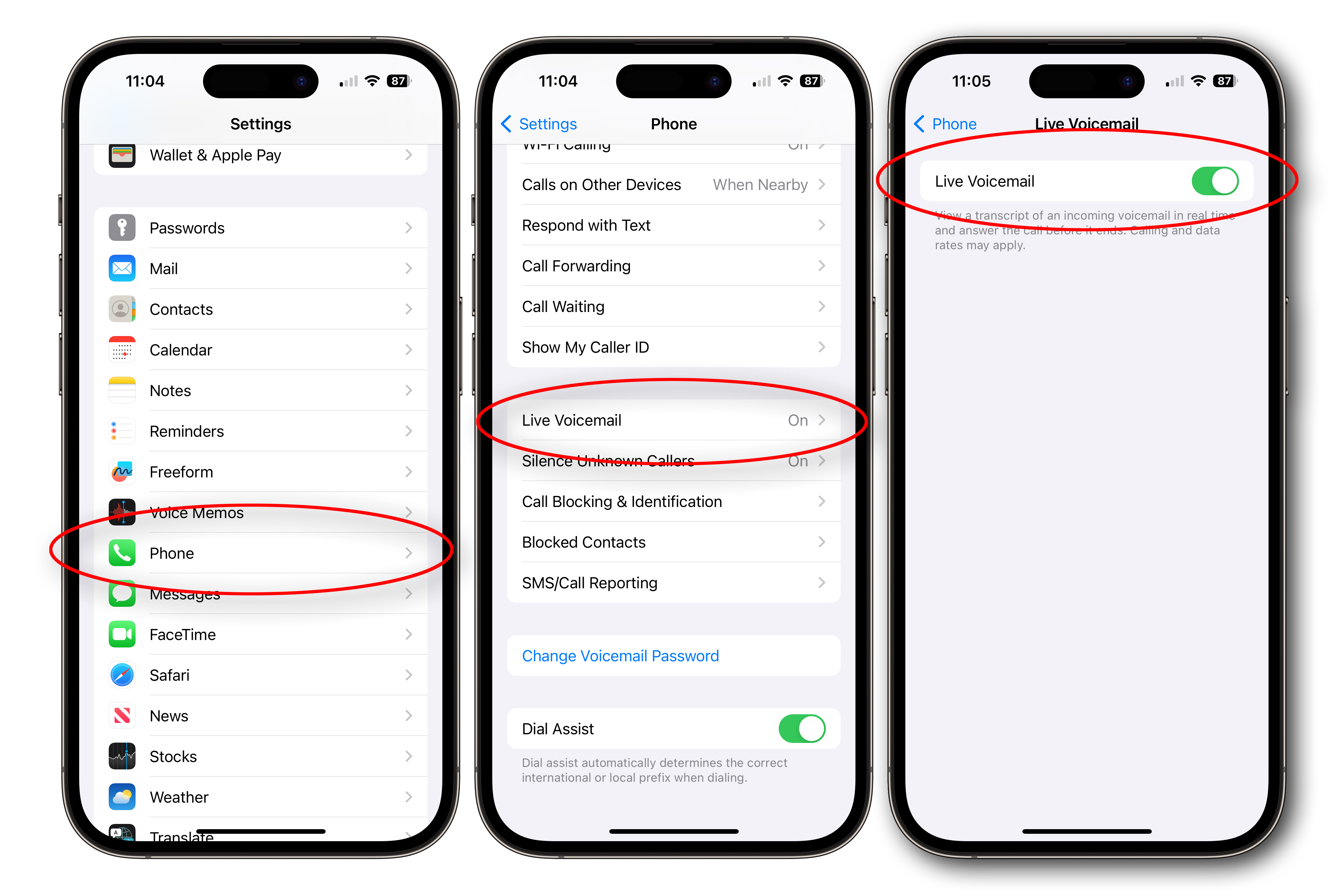 Como crear un buzon cheap de voz en iphone