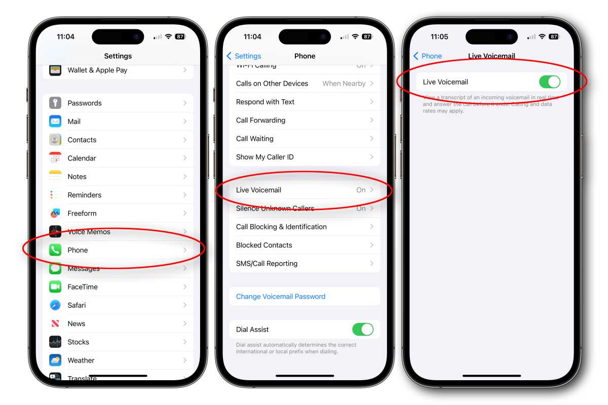 How to use iOS 17's 'Live Voicemail' transcriptions, and which