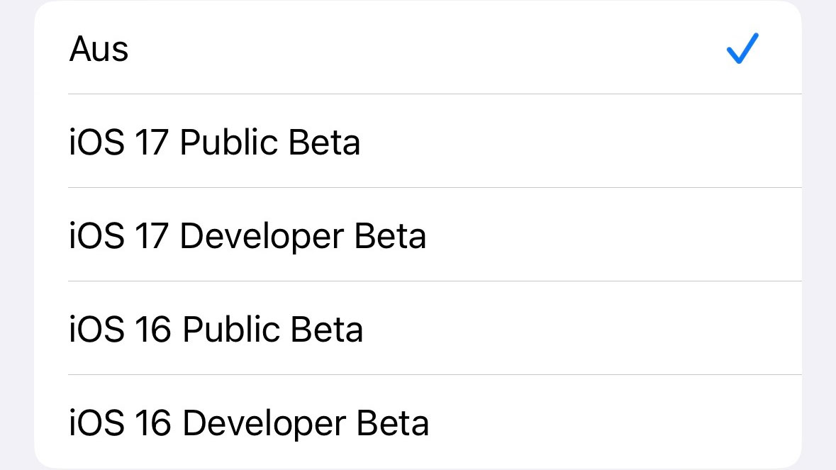 iOS 17 Beta