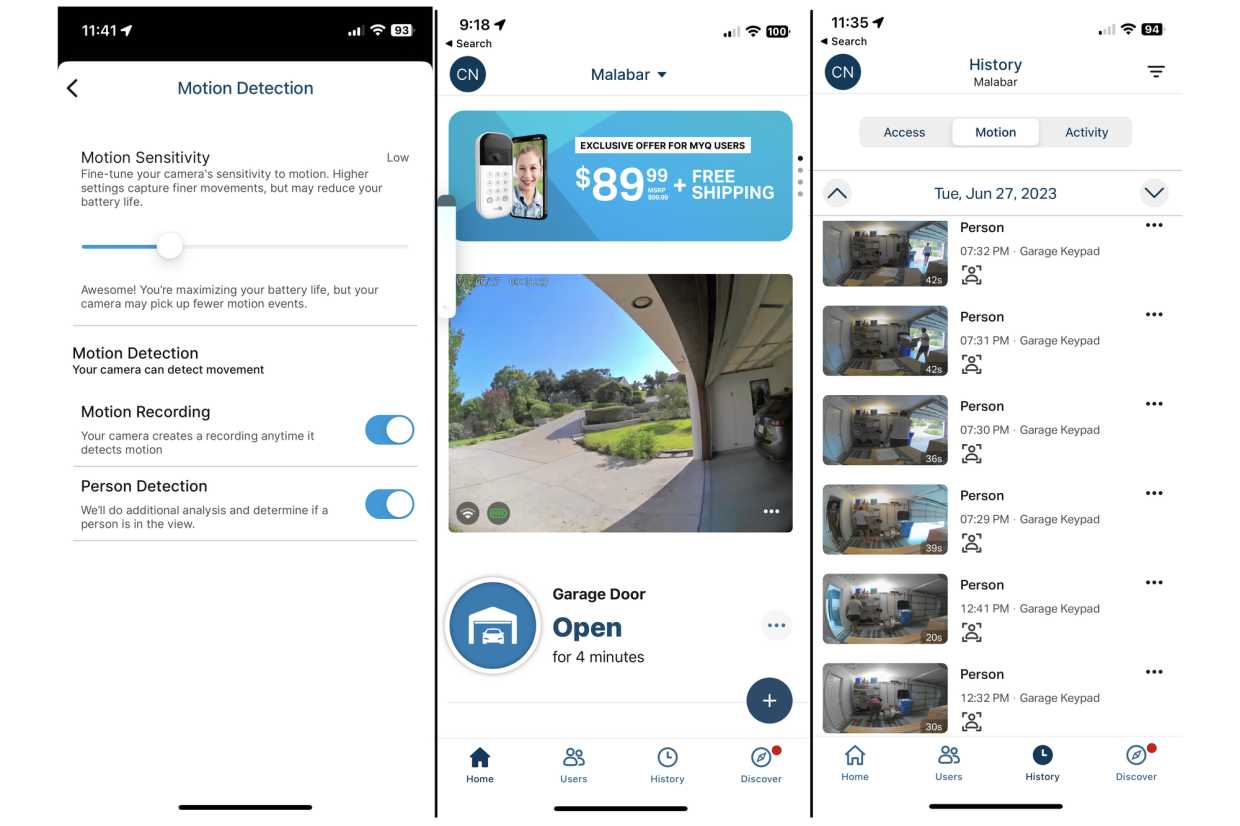 myQ Smart Garage Video Keypad review I’m at your garage door TechHive
